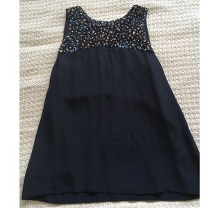 French Connection Sequin Yoke Top